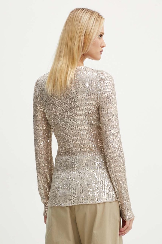 Odzież Bruuns Bazaar longsleeve IlexBBRound neck BBW4156 złoty