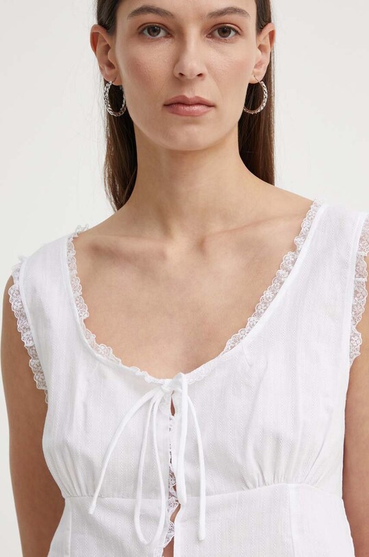 Βαμβακερή μπλούζα Résumé BernadetteRS Top λευκό 121671175