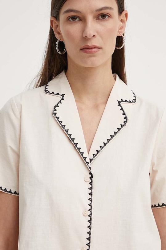 Bavlnená košeľa Résumé BeatriceRS béžová 121901184