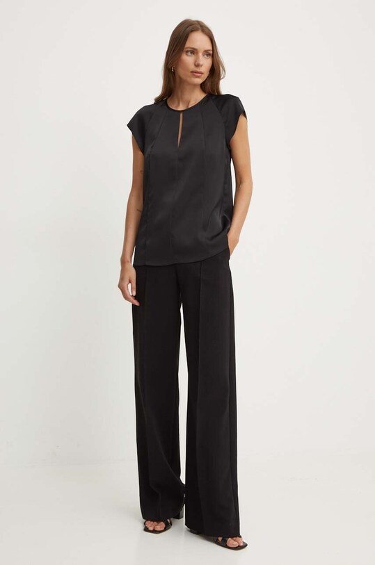 Блузка Calvin Klein K20K207161 чорний AW24