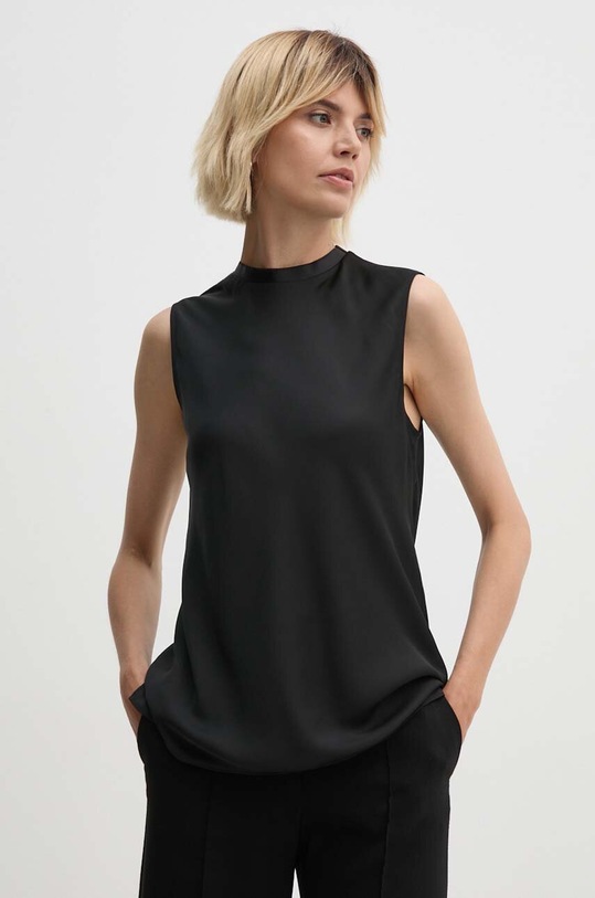 Halenka Calvin Klein hladký černá K20K207289
