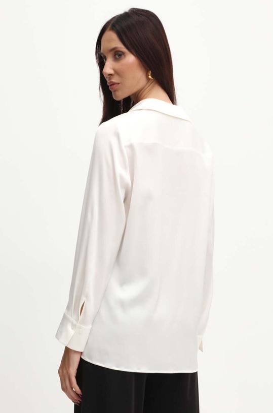 Oblečení Hedvábná halenka BOSS 50518434 béžová