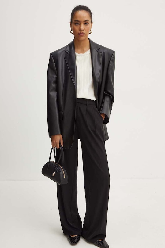 BOSS bluzka jedwabna 50521253 beżowy AW24