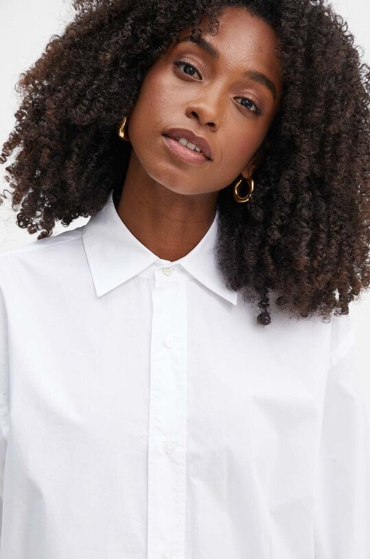 BOSS koszula bawełniana 50521545 biały