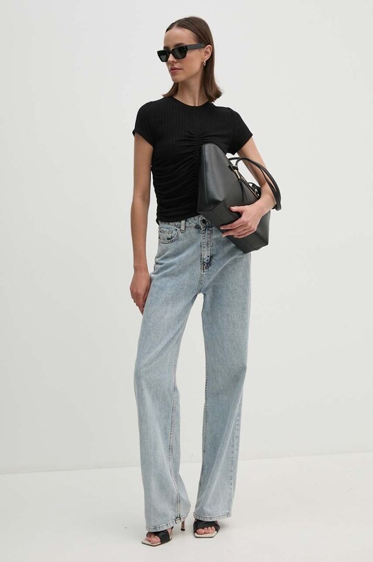 Футболка Dkny DJ4T1038 чорний AW24