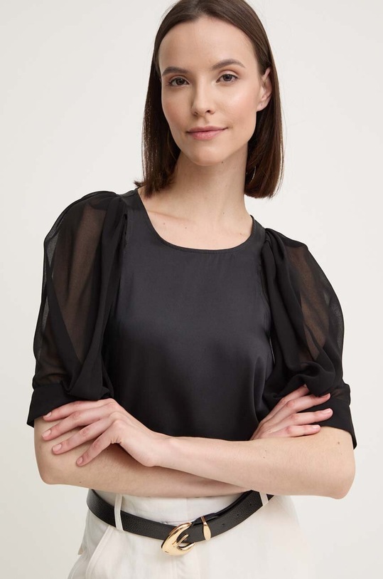 Dkny bluzka regular czarny P4EANR35