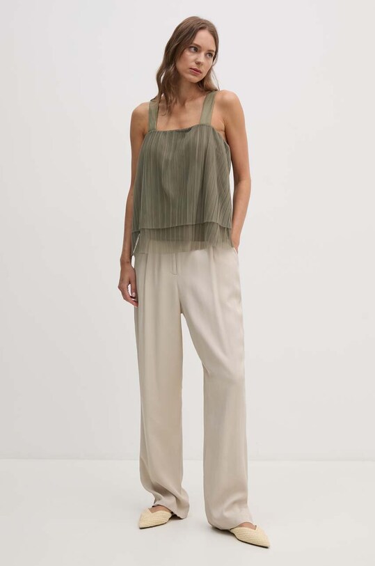 Блузка Dkny P4DHSXMO зелений AW24