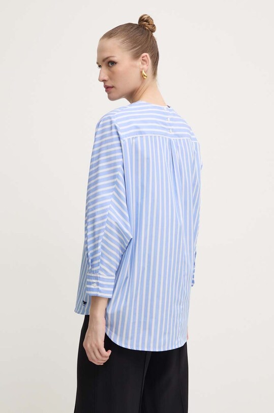 Îmbrăcăminte Weekend Max Mara bluza din bumbac 2425116101600 albastru