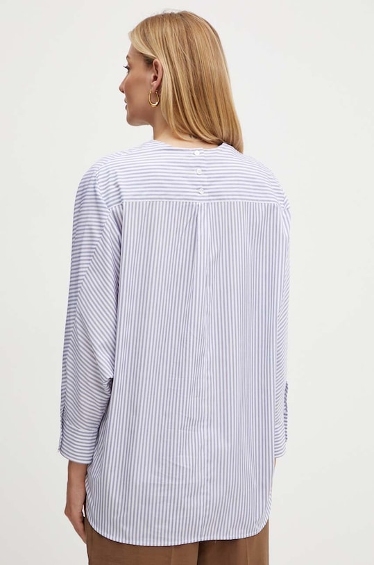 Odzież Weekend Max Mara bluzka bawełniana 2425116101600 granatowy