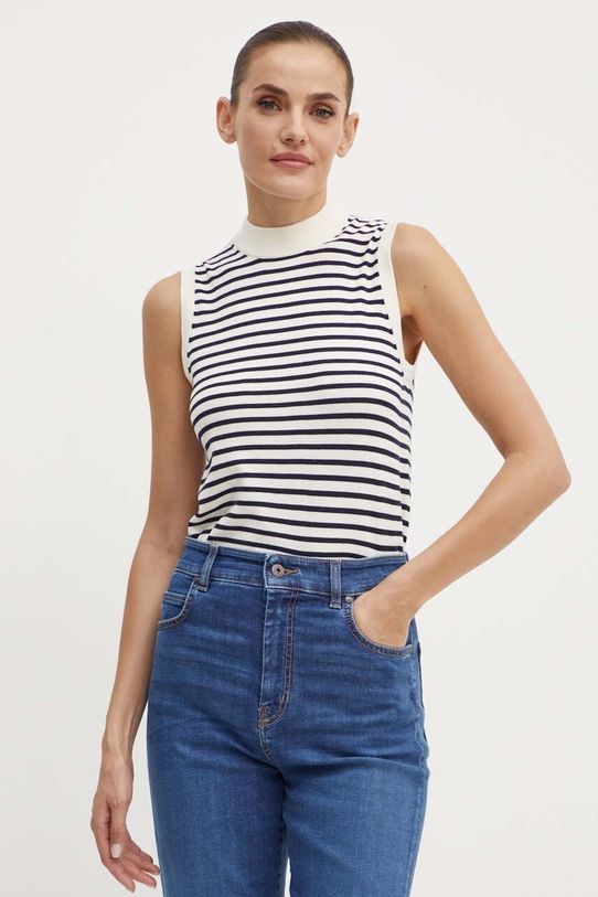 Weekend Max Mara top regular granatowy 2425366071600