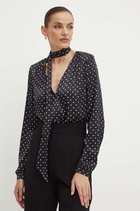 Боді Guess ALEXANDRA візерунок чорний W4YH52.WF1T2