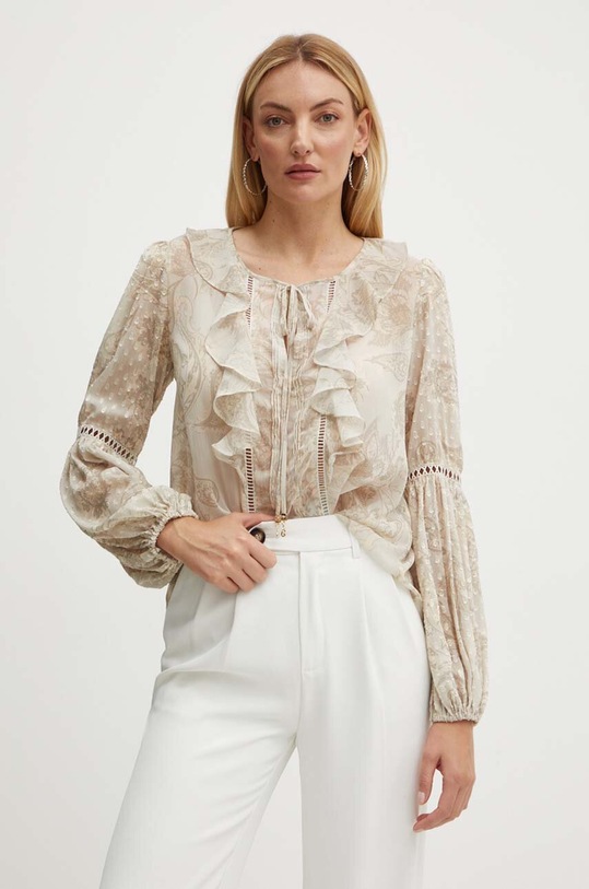 Guess bluzka LAILA regular beżowy W4YH42.WDW82