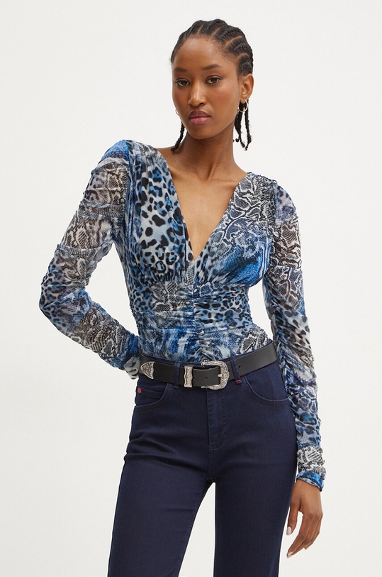 Marciano Guess bluza CRISTAL animal albastru 4YGP03.6875Z