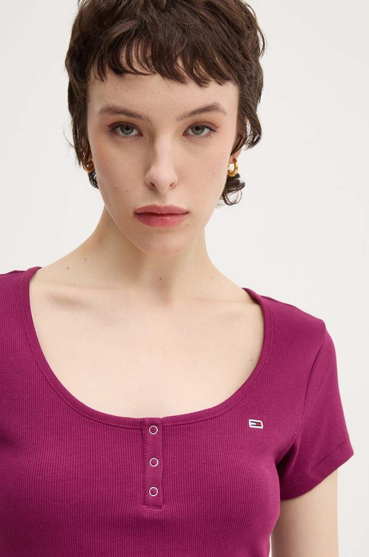 Tričko Tommy Jeans fialová DW0DW18669