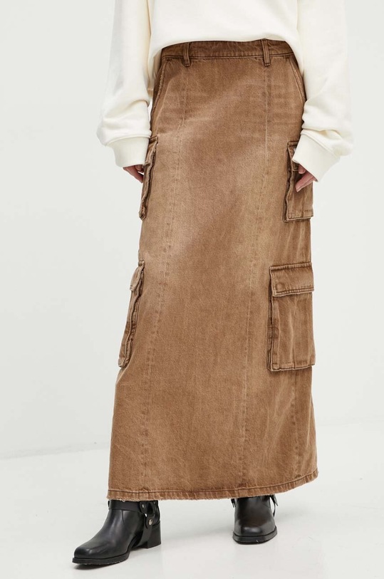 Miss Sixty fustă din denim 6L2KJ1920000 KJ1920 DENIM L/SKIRT bej 6L2KJ1920000