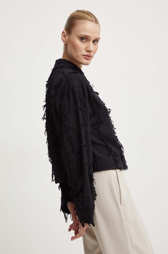 Хлопковая рубашка Day Birger et Mikkelsen Kenya - Organic Cotton Texture RD casual чёрный DAY65243265