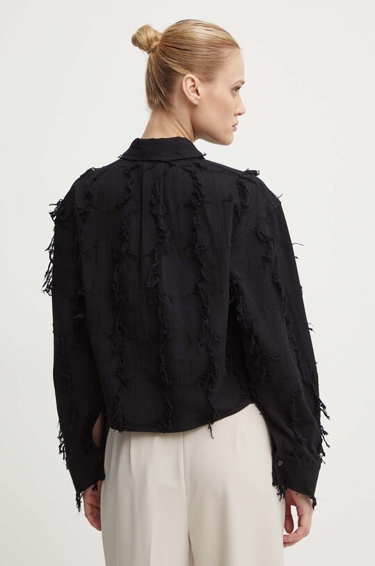 Одежда Хлопковая рубашка Day Birger et Mikkelsen Kenya - Organic Cotton Texture RD DAY65243265 чёрный