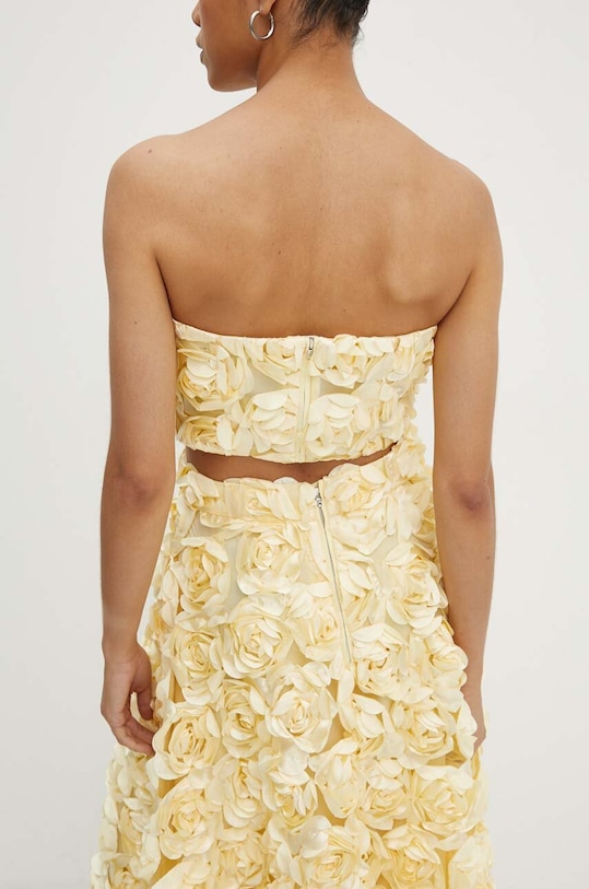 Îmbrăcăminte Rotate top Cropped Top 1129491895 galben