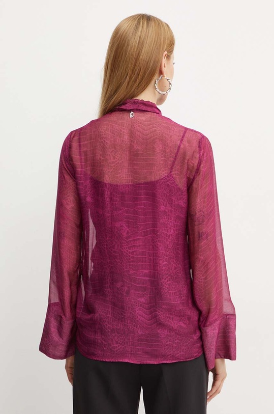 Îmbrăcăminte Liu Jo bluza din amestec de matase WF4219.T2664 roz