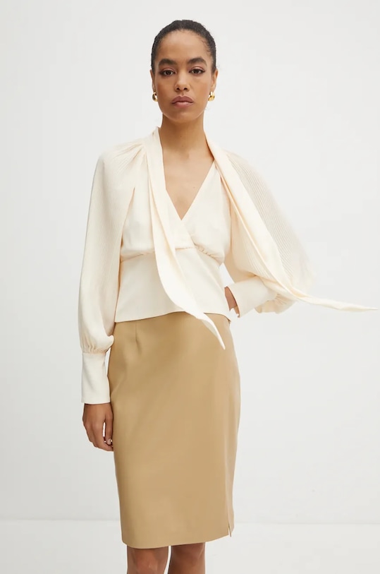 Blúzka Liu Jo béžová WF4407.T0414