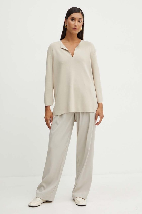 Sveter Max Mara Leisure 2426366037600 béžová AW24