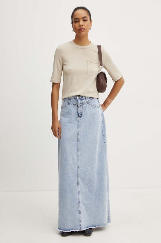 Футболка Max Mara Leisure 2426366047600 бежевий AW24