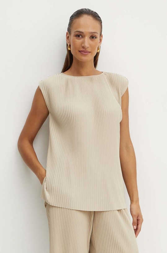 Max Mara Leisure bluzka beżowy 2426946037600