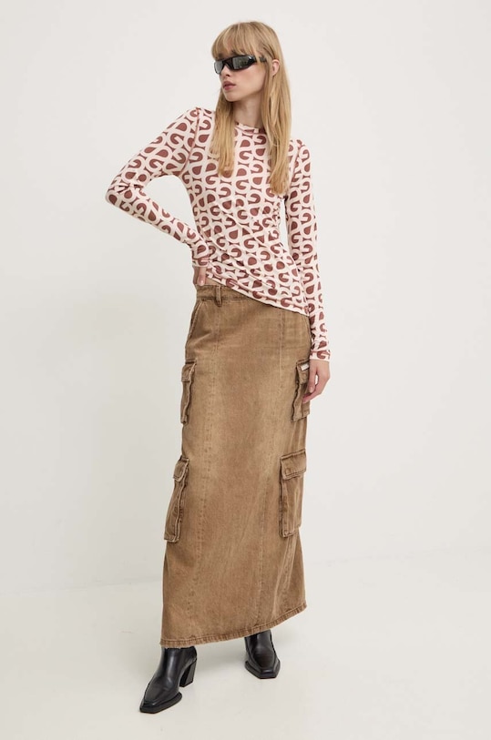 Лонгслив Stine Goya SG5888 коричневый AW24