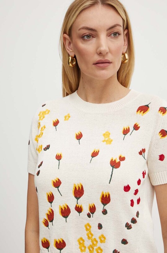 MAX&Co. sweter pozostałe beżowy 2426366071200