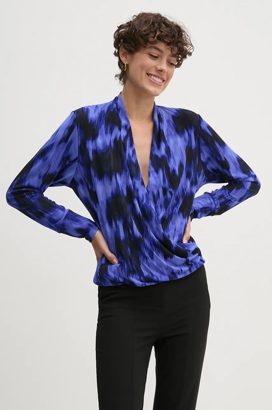 Joseph Ribkoff bluzka wzorzyste granatowy 244075