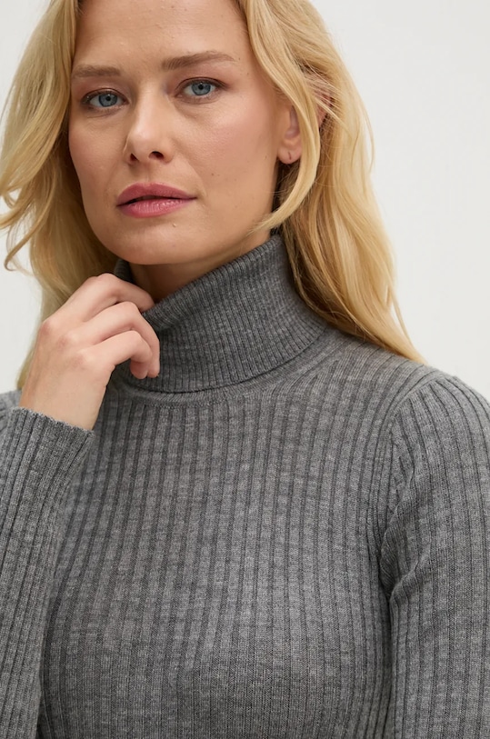 Vlněný svetr Herskind Bob šedá 5311825