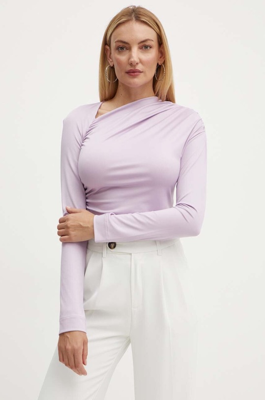 Victoria Beckham bluza uni violet 1324JTP005690A