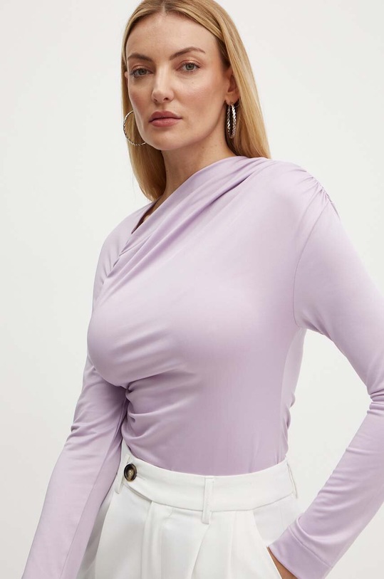 Victoria Beckham bluza violet 1324JTP005690A