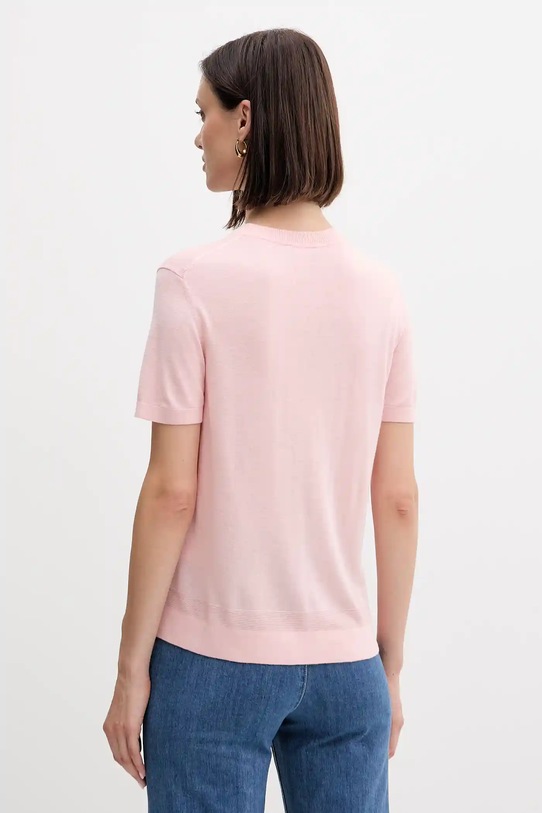 Îmbrăcăminte United Colors of Benetton tricou cu mânecă lungă 1ZRED10BK roz