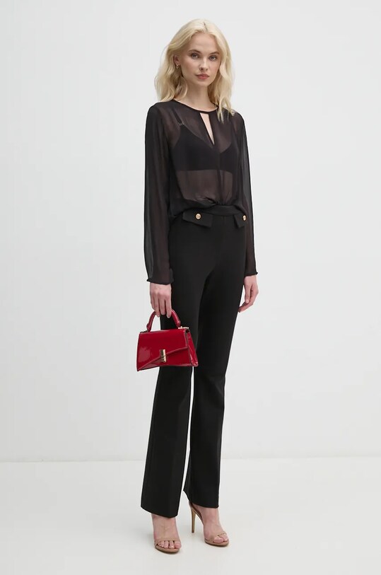 Блузка United Colors of Benetton 5TDEDQ09H чорний AW24