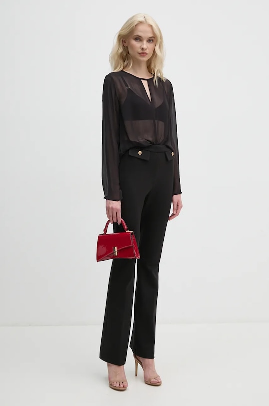 Halenka United Colors of Benetton 5TDEDQ09H černá AW24