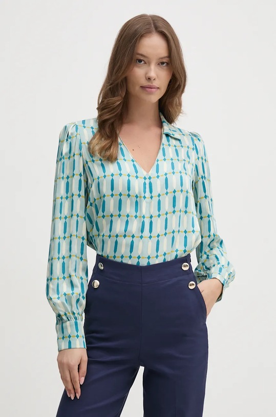 Halenka United Colors of Benetton regular modrá 5JLLDQ0AA