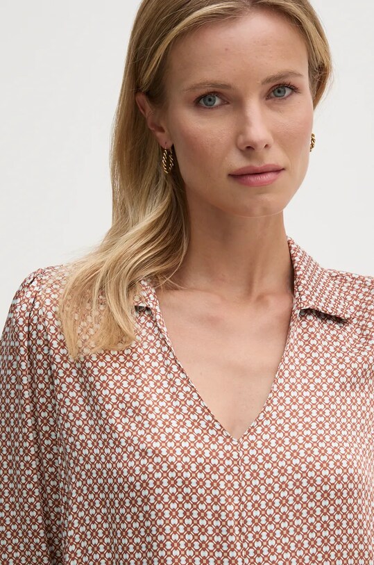Блузка United Colors of Benetton коричневий 5JLLDQ0AA