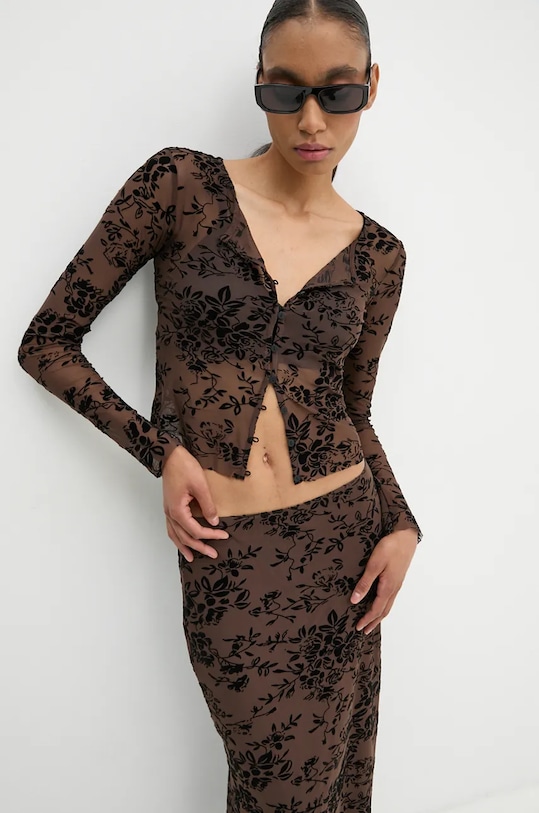 Résumé koszula CannesRS 123151216 brązowy