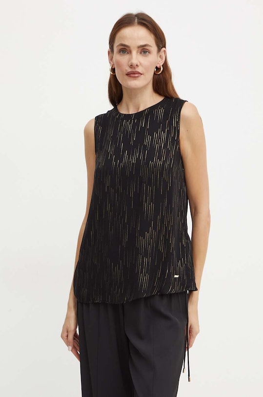 Armani Exchange bluza cu modele negru 6DYH44.YN2VZ