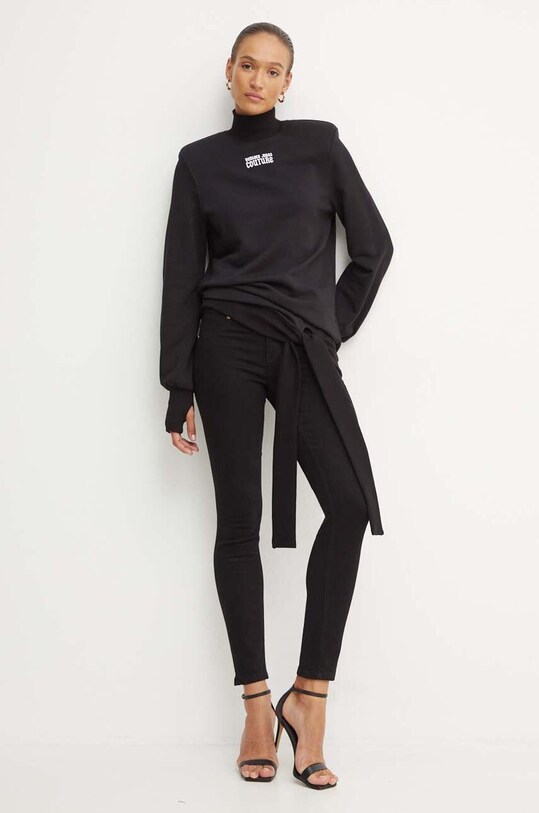 Versace Jeans Couture bluza bawełniana 77HAO972.F0010 czarny AW24