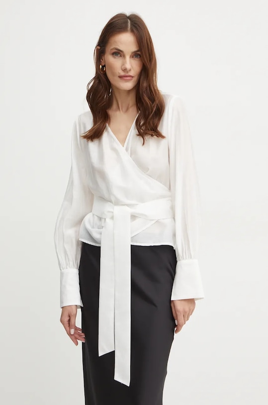 Ivy Oak camasa lung alb IO112333