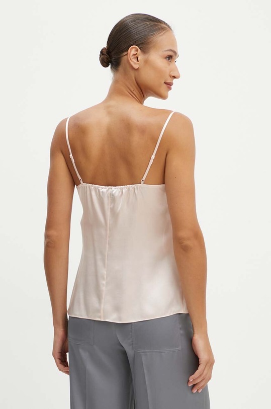 Odzież Luisa Spagnoli top jedwabny LUOGO 541187 różowy