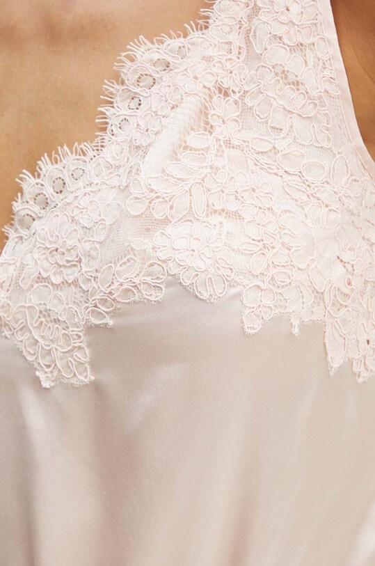 Luisa Spagnoli top jedwabny LUOGO 541187 różowy