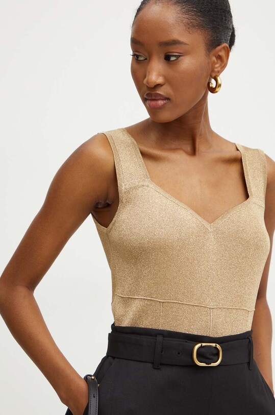 Luisa Spagnoli top ZAC semplice beige 58448