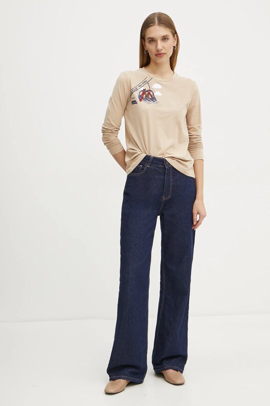 Лонгслів Weekend Max Mara 2425946012600 бежевий AW24