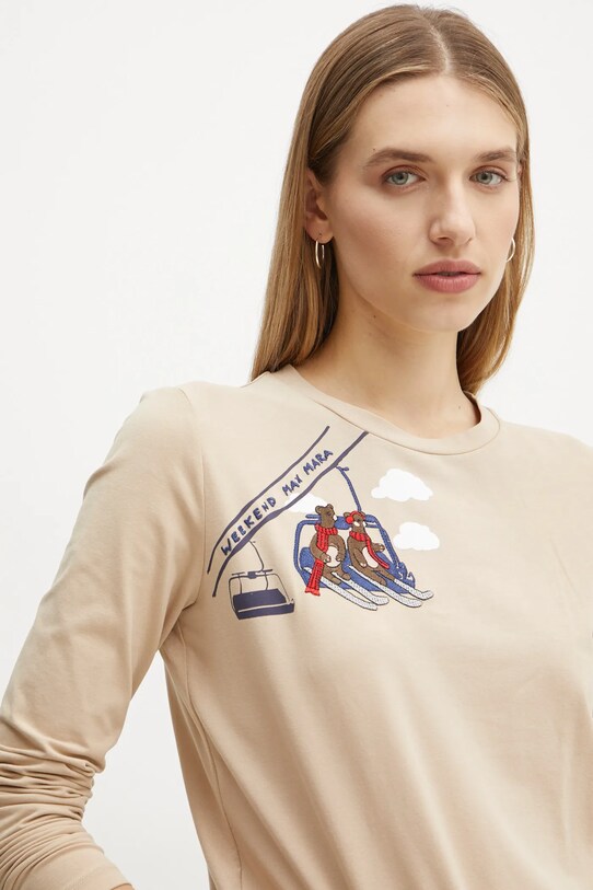 Лонгслів Weekend Max Mara бежевий 2425946012600