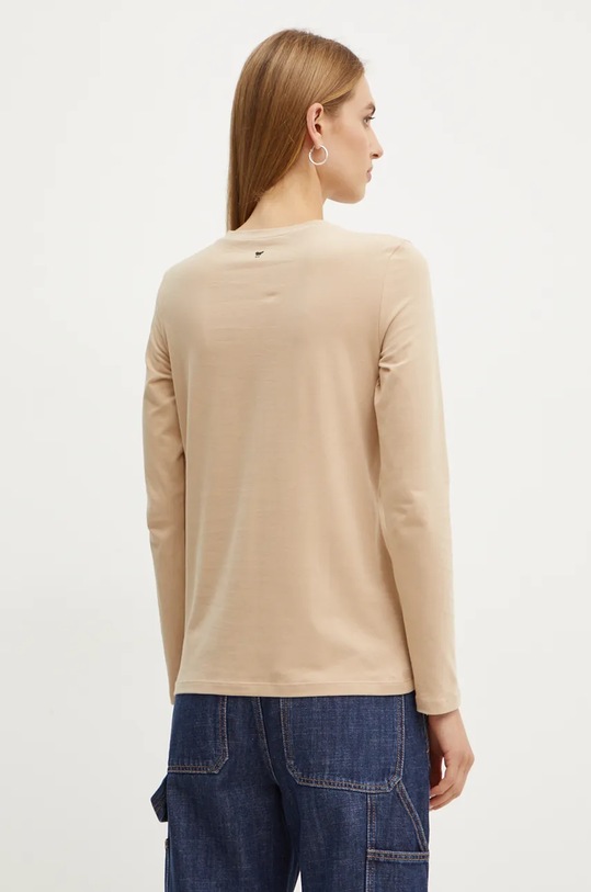 Îmbrăcăminte Weekend Max Mara longsleeve din bumbac 2425946022600 bej