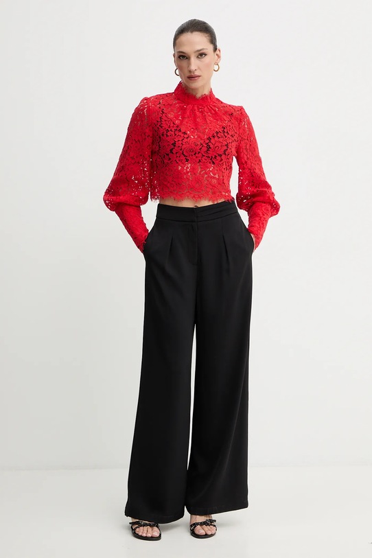 Bardot bluzka LACE GEORGIA 57501TB czerwony AW24