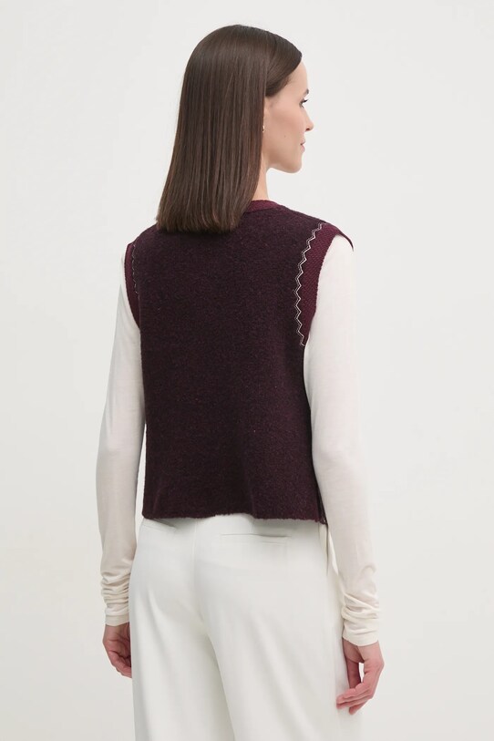 Îmbrăcăminte United Colors of Benetton bluză din cașmir 3R0KD401J bej